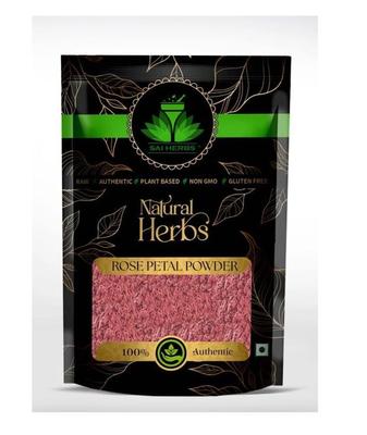 SAI HERBS Red Rose Flower Powder - Pure & Natural (500 G)