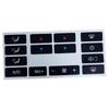 1Set Car Climate Control Air Conditioning Switch Button Covers for BMW X5 E53 1999-2006 E39 1996-2002