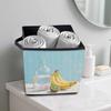 Bananas and A Water Cup 5D Diamond Painting Storage Basket Full Round Drill Mosaic Diamond Embroidery Cross Stitch Kits Home Decor Home Decor