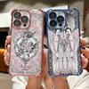 Mittelalter Retro Amor Engel Beschichtung Handyhülle Für iPhone 17 16e 16 15 14 13 12 11 Pro Max X XR XSMax 7 8 6 Plus Hülle