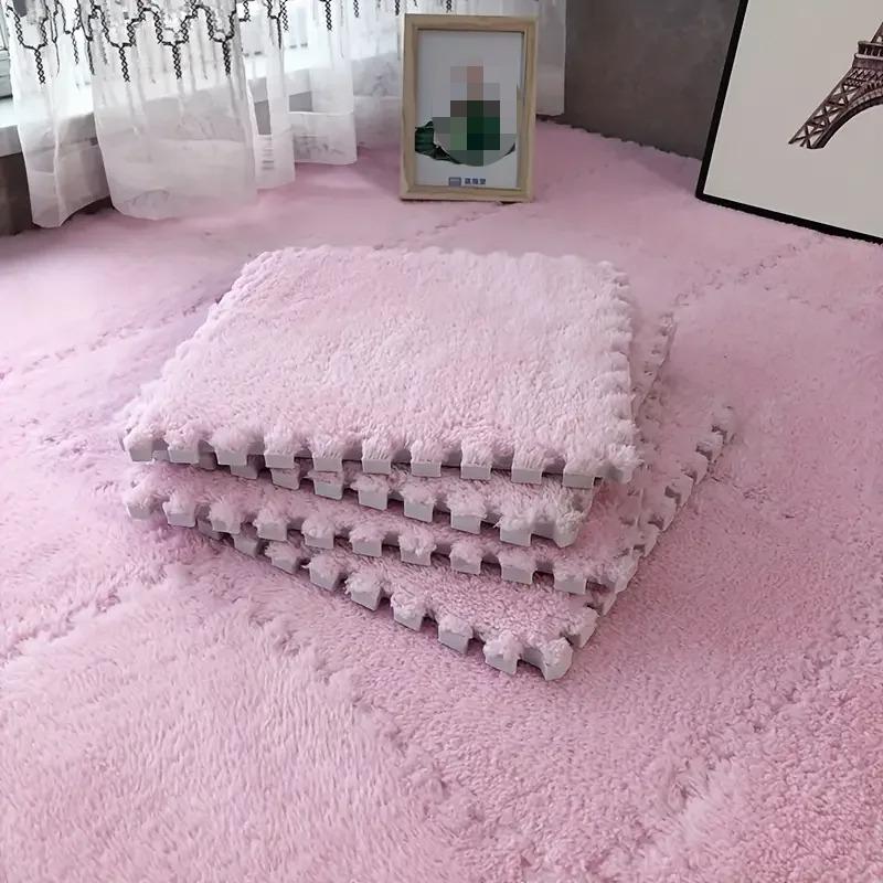 Baby Play Mat Crawling Mat Foam Puzzle Tiles, Interlocking EVA, Thick Soft Non-Slip Washable Plush Checkerboard Nursery