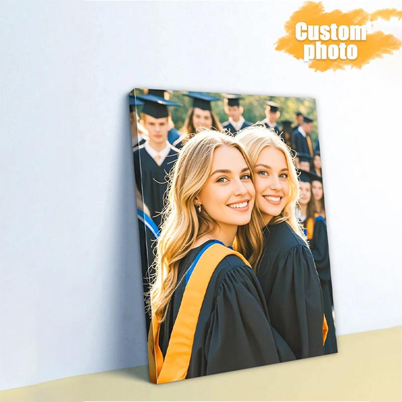 Personalized Custom Photo Canvas Paint Poster Home Decor Print Your Photos Canvas Art Photos,Pets,Wedding,Family For Festivals,Party,Themed Events