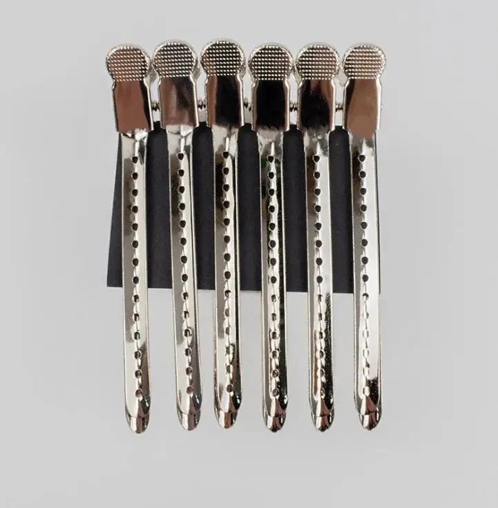 

12pcs Alligator Hair Clips Hairdressing Clamps Claws Barber Sectioning Clip Crocodile Hairpin Hair Styling Tools pince cheveux срібний