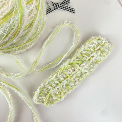 NEEMOY Letná trblietavá priadza - 80g, mäkká zmes viacerých prameňov, vhodná na háčkovanie a pletenie, ideálna voľba na tašky a ručné práce DIY