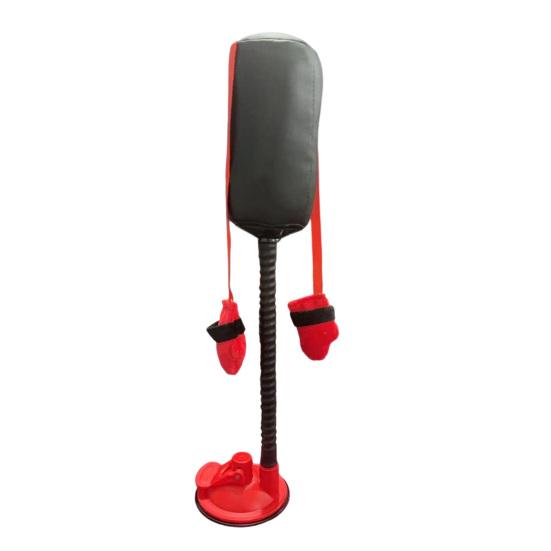 Indoor Cat Exercise Toy Punching Bag Toy, Interactive with Dangling Boxing Gloves, Toys Strong Suction Cup Base, Wobble for Kittens Cats Small Desktop