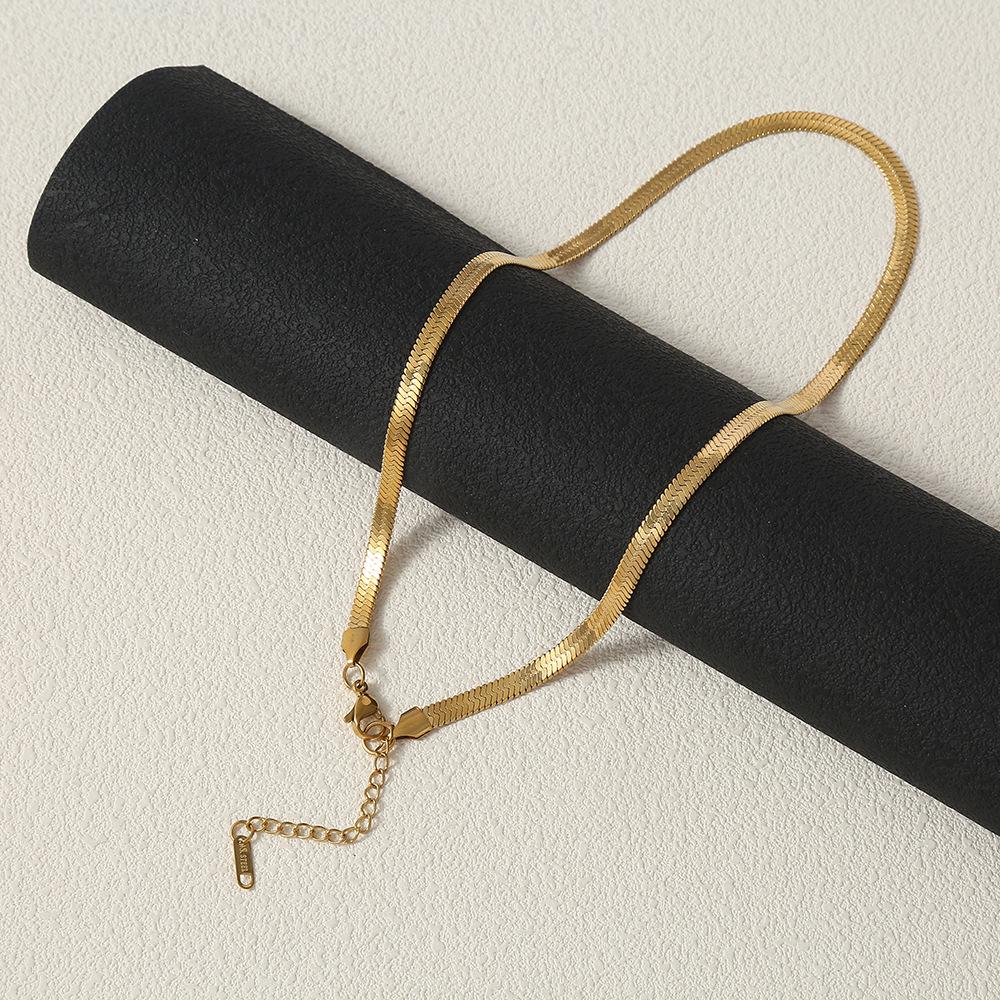 Stainless Steel Herringbone Snake Chain: Colorfast, Multiple Specs, Fashion Pendant Matching Jewelry