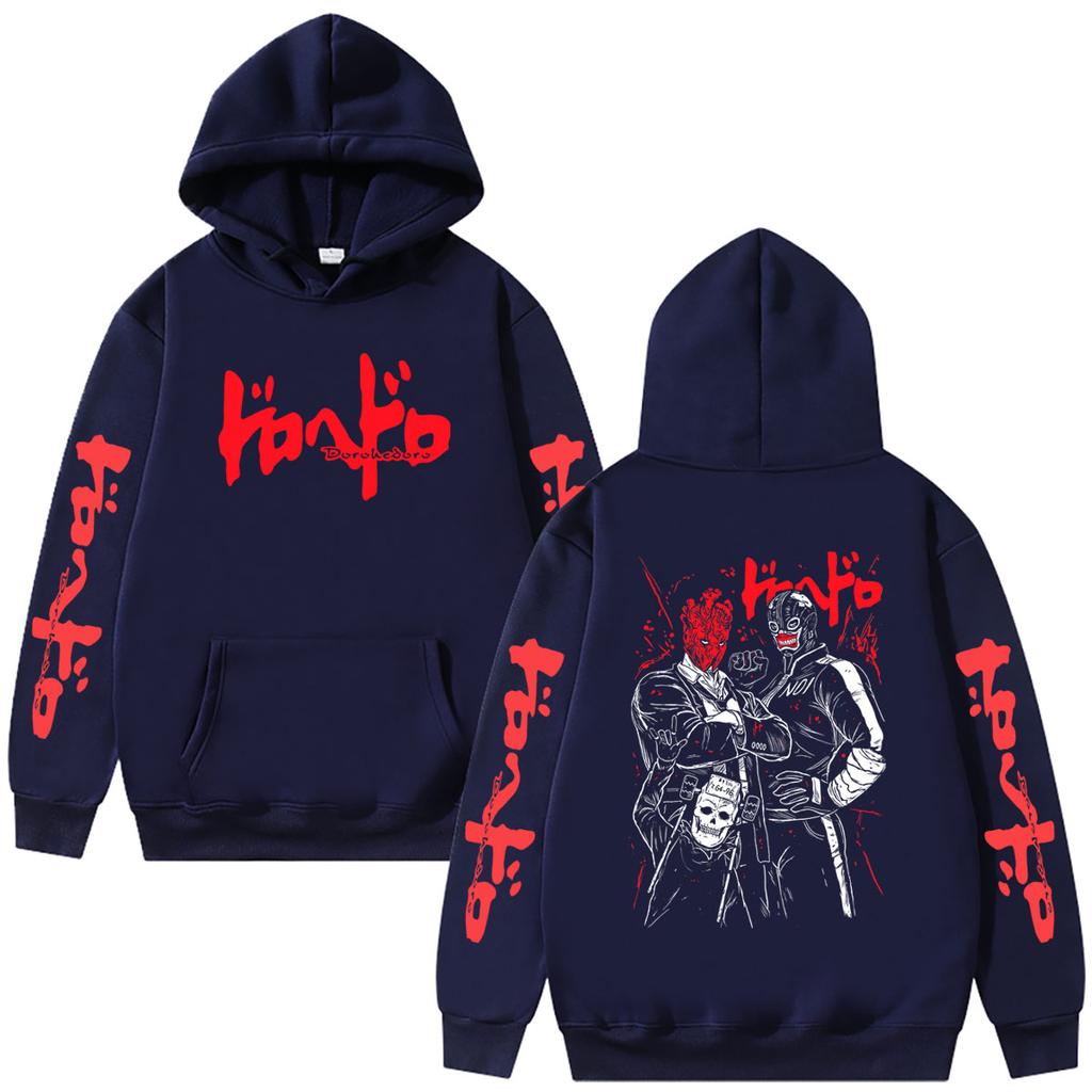 Anime Dorohedoro Noi Shin Hoodie Cool Kaiman Gothic Horror Hooded Sweatshirt Men Women Manga Oversized
