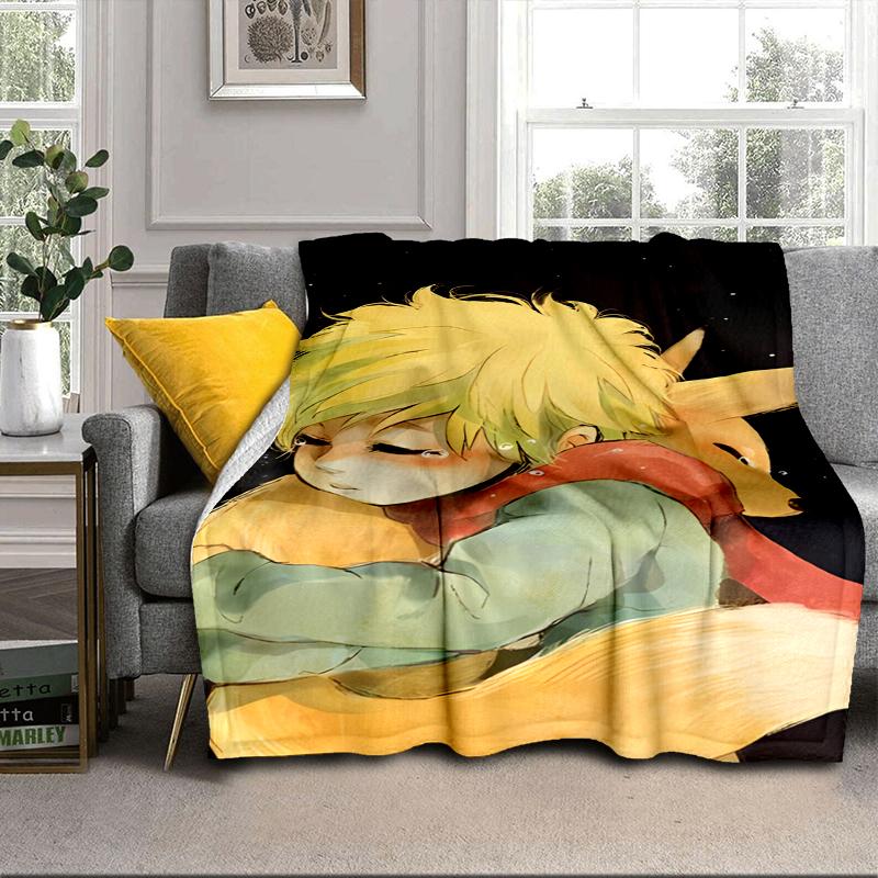 prince In The Stars Blanket Flannel Blanket for bed, sofa, Camping, Hiking, Picnic Essentials, gift for family Fan gifts