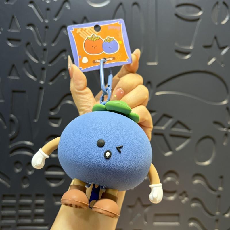 Cartoon Cute Fuits&Vegetables Pvc Portable Coin Purse For Going Out, Headphones, Mini Bag, Backpack Pendant, Gift Toy