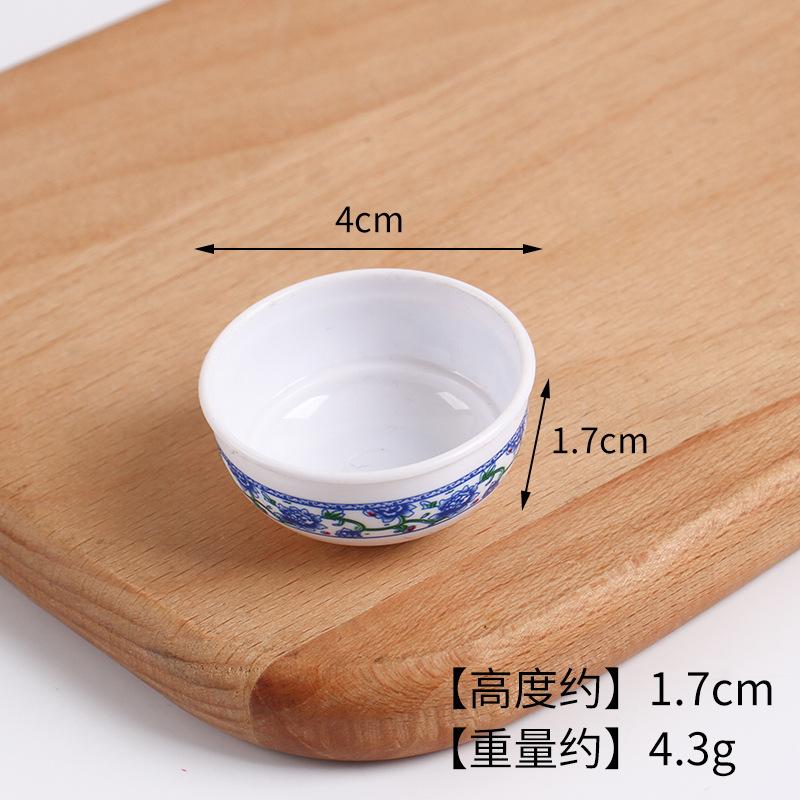 Mini Miniature Simulation Plate Small Bowl Tableware Diy Food Play Accessories Mini Container Play House Kitchen Toys