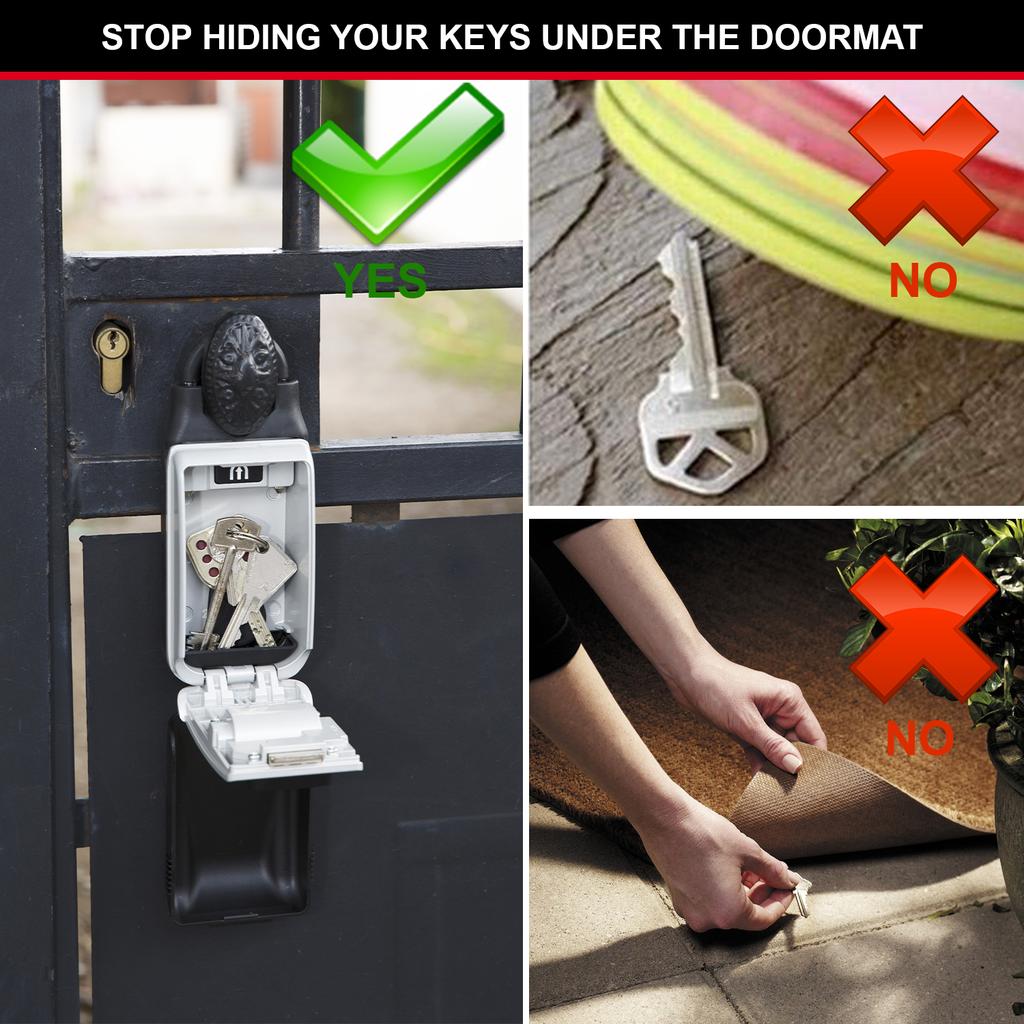Master Lock Portable Key Safe with Adjustable Shackle, Medium, Outdoor