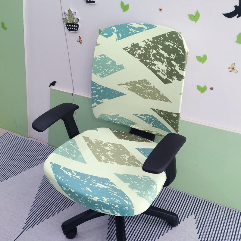Elegant Elastic Split Chair Cover for Office, Dining, and Computer Chairs