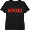Moroccan Flag Morocco Soccer Jersey For Men Women Boys Girls Premium Tri-Blend T-Shirt