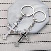 Vintage Cross Keychain Bag Pendant Backpack Decoration Couple Keysholder