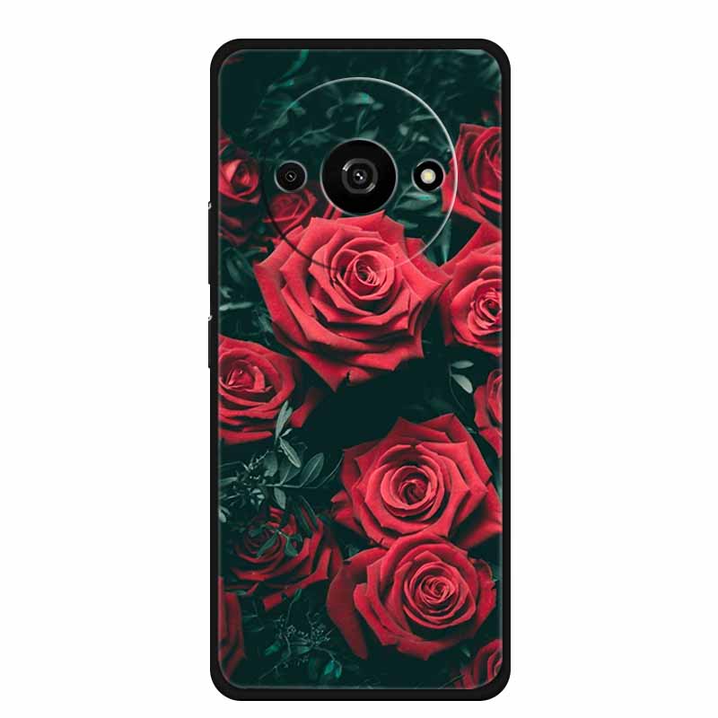 For Xiaomi Poco C61 Case Cool Animal Soft Silicone TPU Phone Case Back Cover for PocoC61 Shockproof Lovely Cat Protective Cover