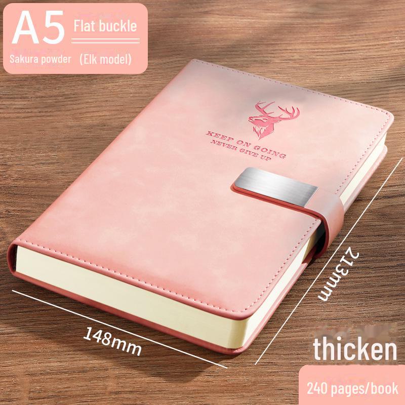 Customized A5 Thickened Notepad with Creative Buckle and Logo for Business