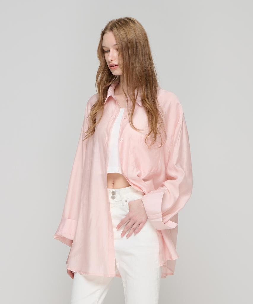 CARGOBROS FOR WOMAN Wrinkle-Free Overshirt (Pink)
