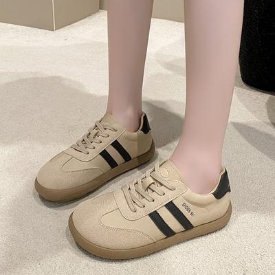Damen Frühling Herbst Neue Mode Casual Flats Outdoor Schnürschuhe für Frauen Weibliche Bequeme Vielseitige Sportschuhe