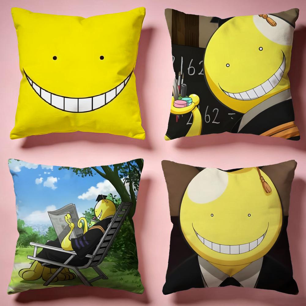 Trendy AAssassination Classroomed Cushion Cover Comfortable Durable Pillow Cover MultiScene for Home Office Car Sofa