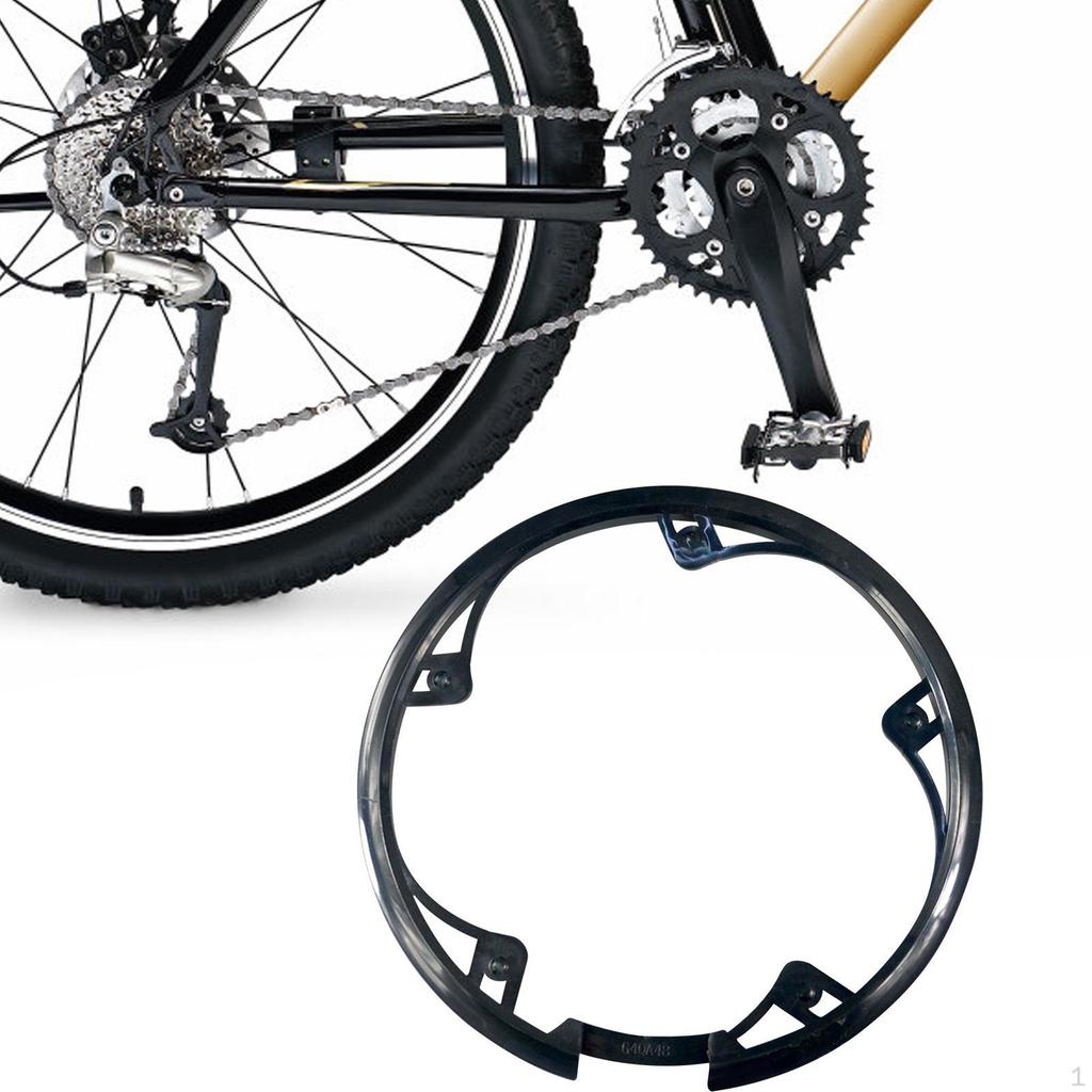 Bicycle Chain Guard Cover for Chainring and Crankset, Resin Wheel Protector MTB