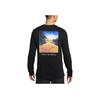 Nike Dri-Fit FW24 Trail Crew Neck Comfortable Soft Quick-Dry Long Sleeve T-Shirt Men Tops Black HJ3602-010