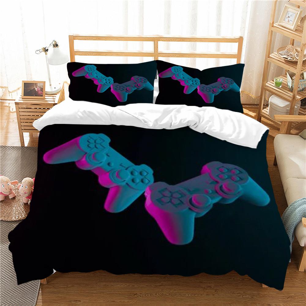 Bedding Suit 3D Gamepad Print Home Bedclothes Hot Sale Bedroom Decor Stylish Comforter Cover Set