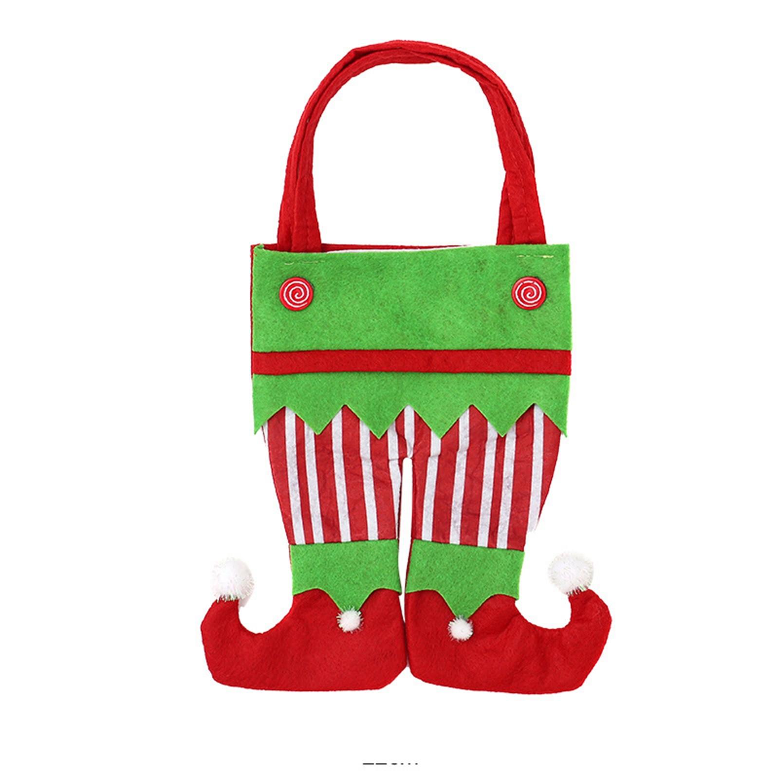 

Рождественские подарки Рождественские украшения Эльф/ Мешок Мешок для конфет Рождественский подарок Подарочный мешок One Size