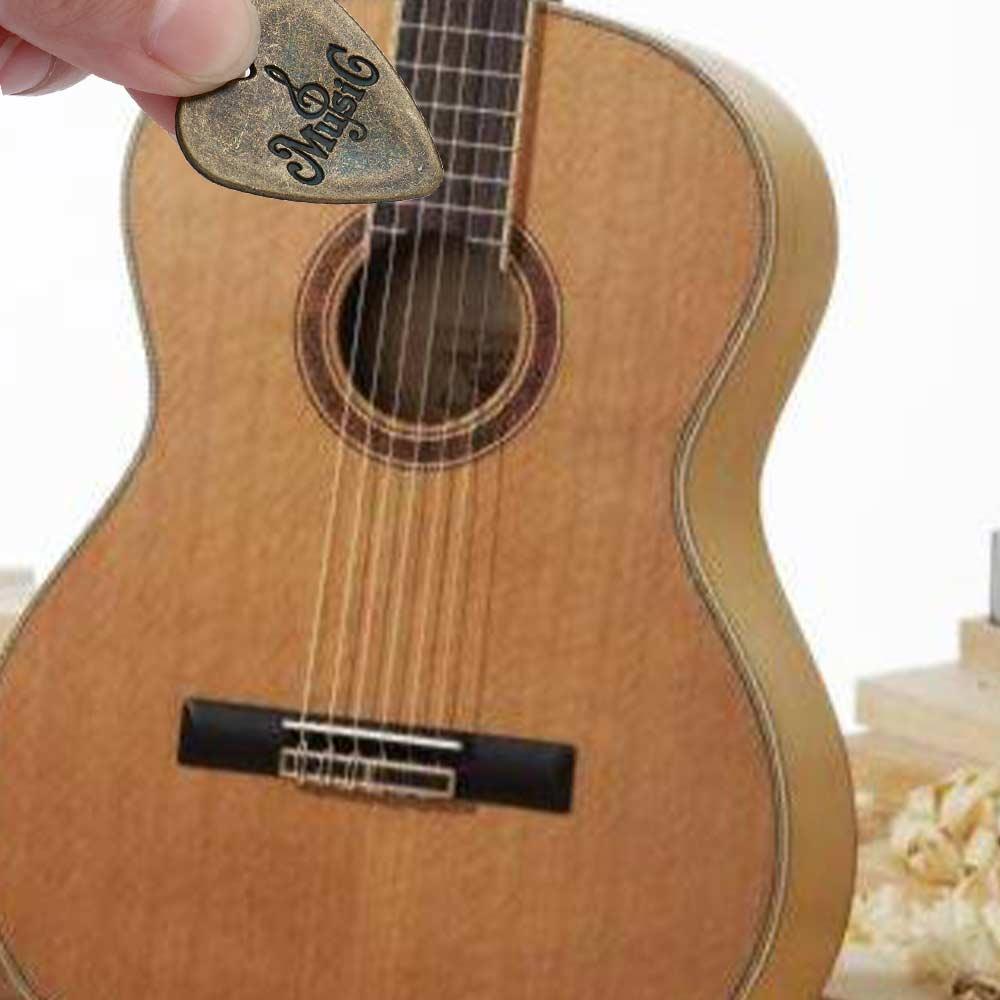 Unterhaltung Gitarrenteile und Zubehör Gitarrenplektrum Zink Zink Zinklegierung Plektrum Metallgitarrenplektrum