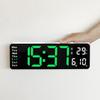 New Arrival Large Digital Wall Clock With Remote Control Any Space Energy Saving
