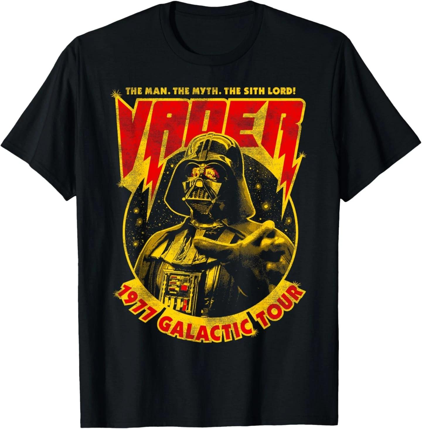 

Star Wars Darth Vader 1977 Galactic Tour Poster T-Shirt tops S