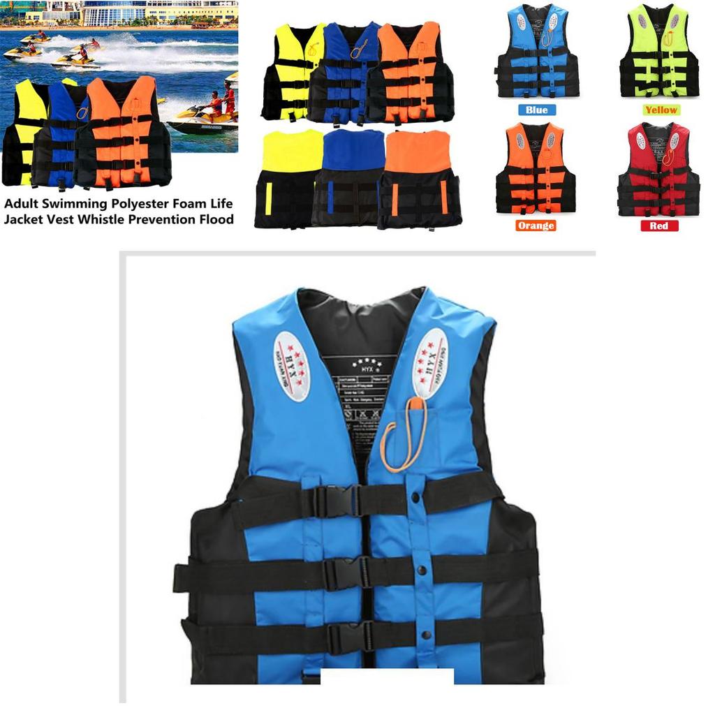 Premium Adult Life Jacket Comfortable And Durable Oxford Cloth For Swimming And Fishing Activities