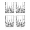 6 stk/4 stk/2 stk/1 stk Whiskyglass Krystallglass 230 ml Vinglass Gjennomsiktig Drikkeglass for Bar/Hjem Spiritusglass Preget Vannglass