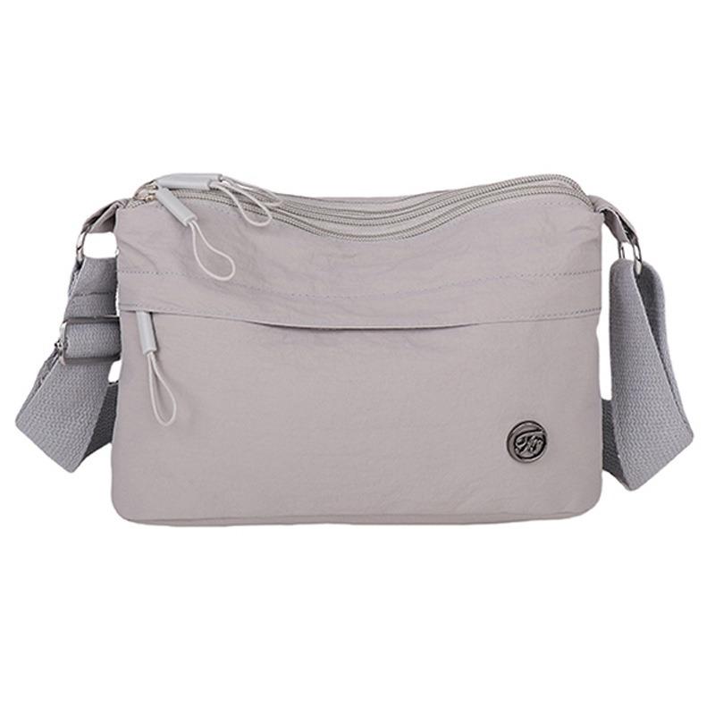 Multi-compartment Large-capacity Messenger Bag Shoulder Bag Women's Large-capacity Sports and Leisure Trend Anti-splashing Simple Messenger Bag