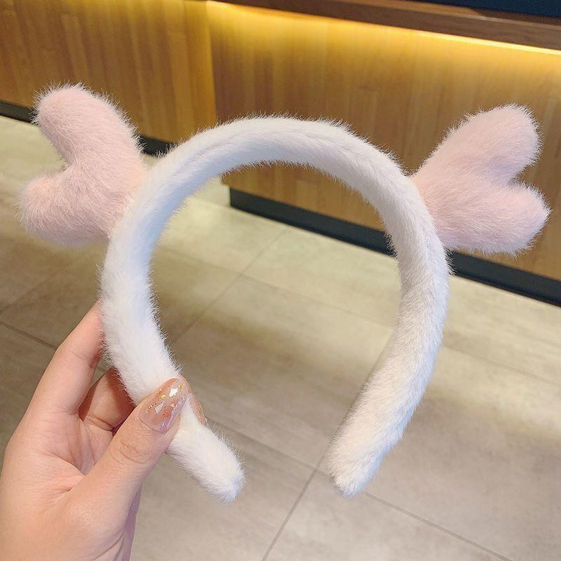 Cartoon Plush Headband: Cute Hair Accessory for Women & Kids, Perfect for Face Washing
