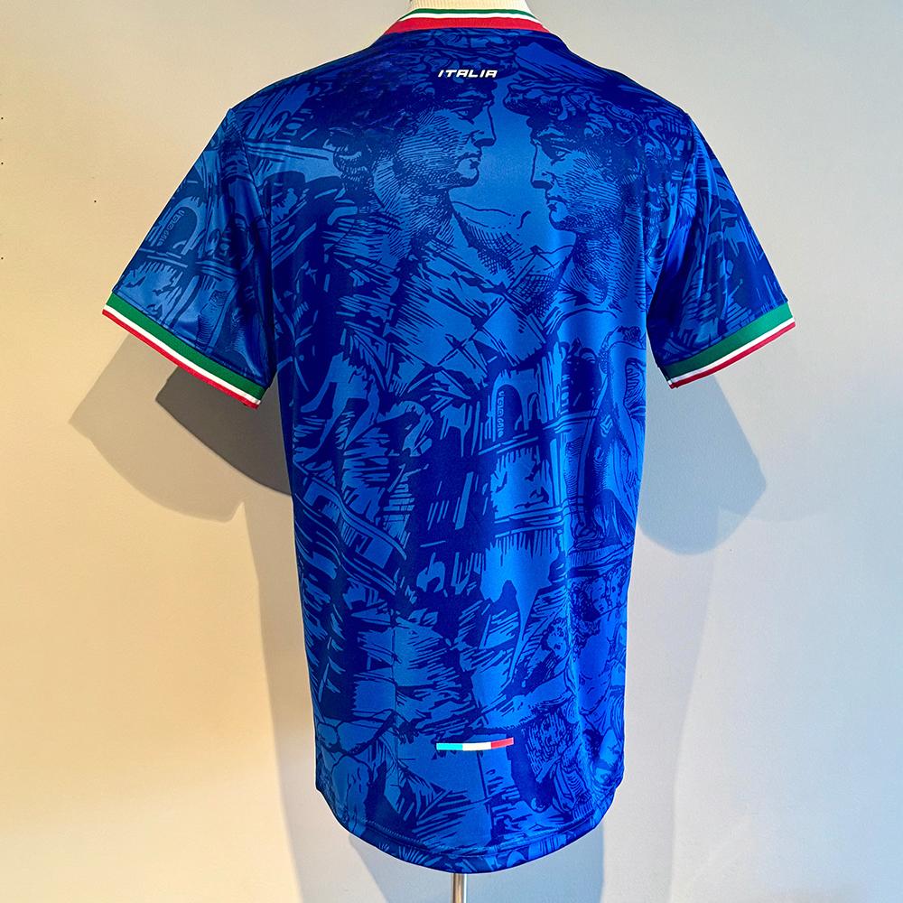 Echipa Italia 2026 Concept Tricou Fotbal Bărbați Sport Uscare Rapidă Respirabil Supradimensionat Tricou Fani Antrenament Tricouri Fotbal 5XL