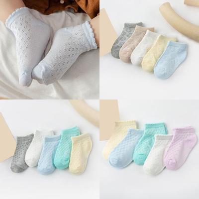 5Pair/lot New Thin Baby Mesh Socks