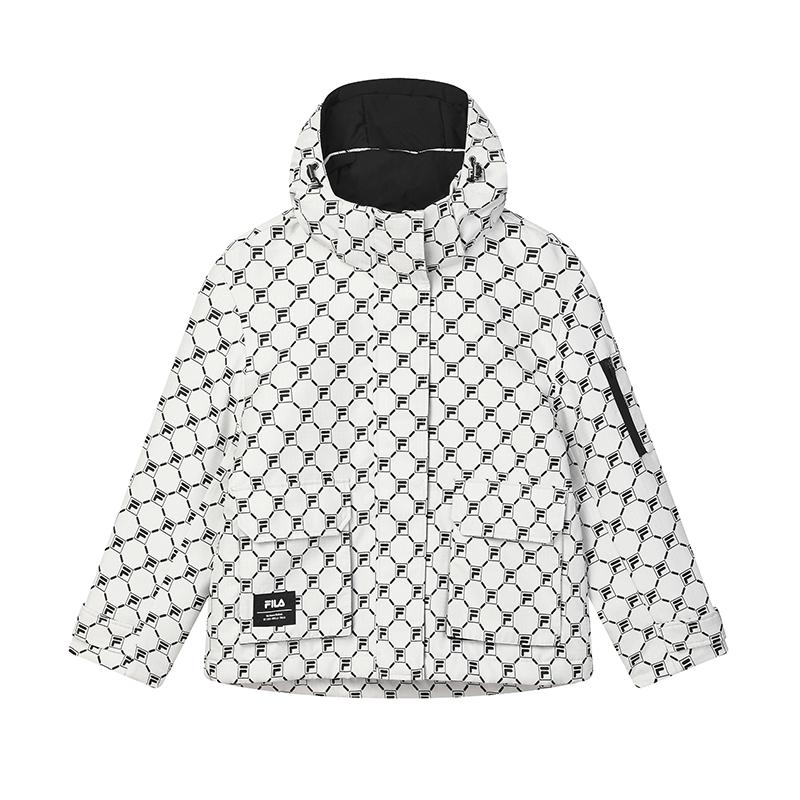 

New FILA SS25 Puffer Jacket Women s Cloud White F11W518901F-WT XL
