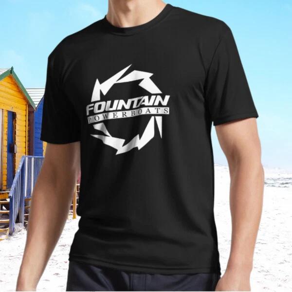 New Fountain Powerboats Boats Active T-Shirt Funny Size S - 5XL 2XL