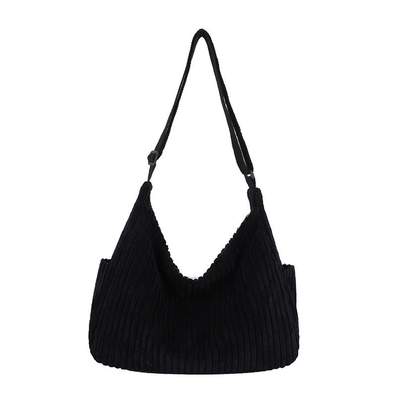 Stylish Korean Corduroy Tote Bag For Women With Large Capacity For Everyday Use