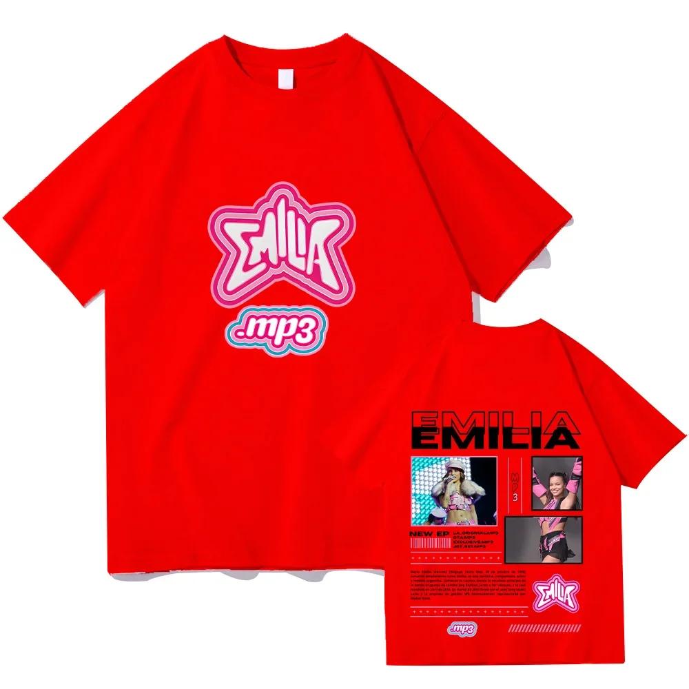 Emilia Mernes MP3 T-shirt Women Fashion Vintage Short Sleeve Tshirt Hip Hop Tees Top Women Casual Clothing
