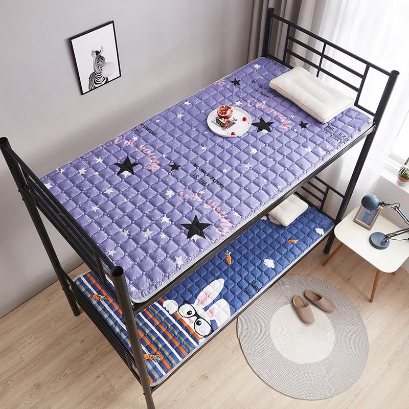 Universal Machine Washable Anti-Slip Mattress Pad for Single Student Dormitory or Bunk Bed