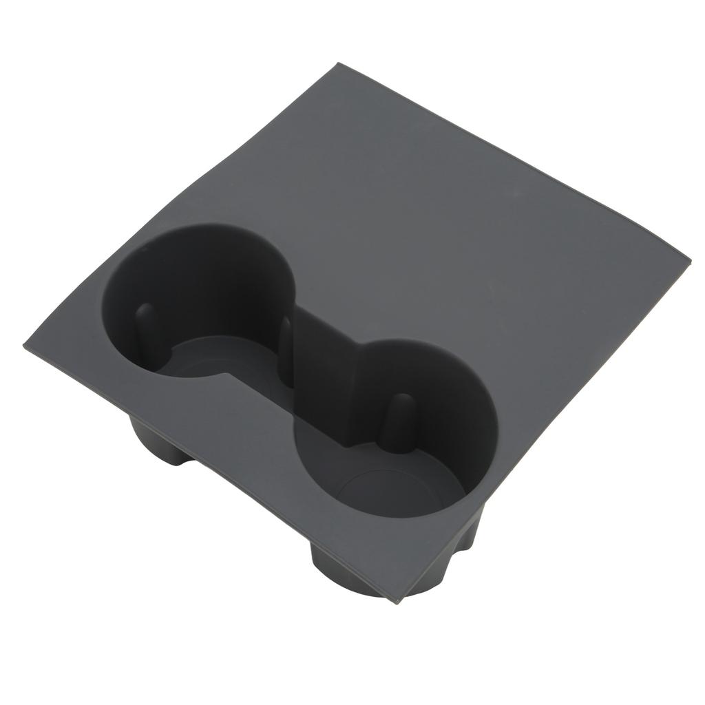 Center Console Cup Holder Silicone Material Scratch Resistant Replacement for Tesla Model 3 Model Y Grey