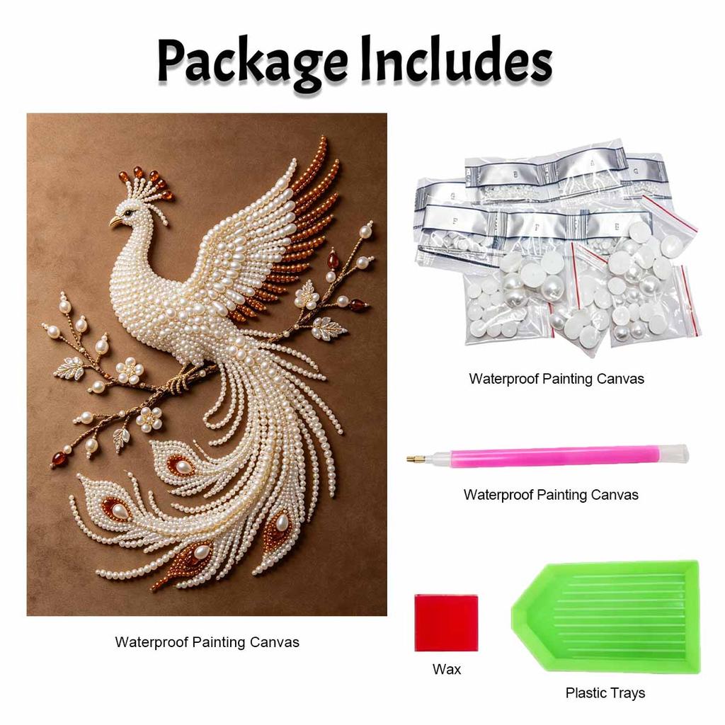 Kit Pittura Artistica con Perline per Adulti e Principianti Elegante Pavone Pittura Scintillante Artigianato Decorazione Murale per la Casa Regalo Fatto a Mano