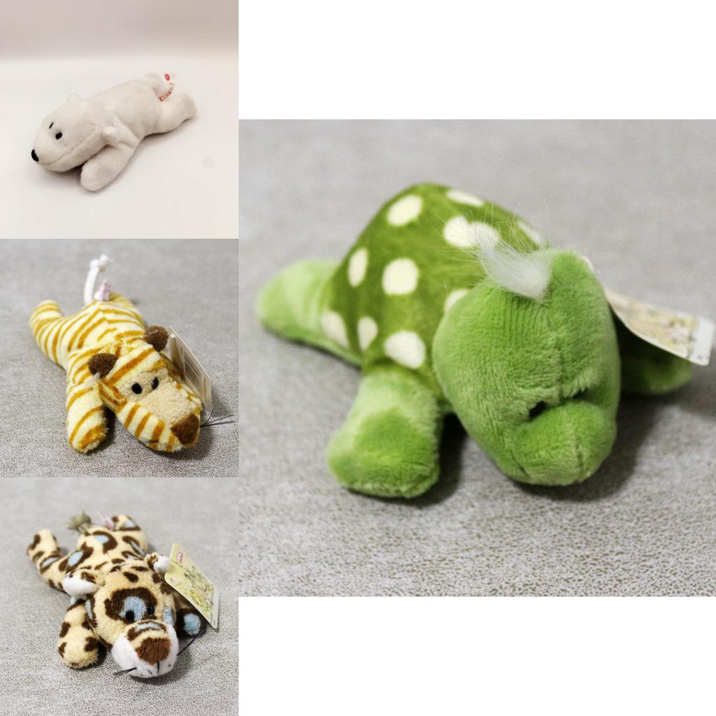 Adorable Plush Animal Fridge Magnet Jungle Series Realistic Lion And Tiger Cartoon Magnets