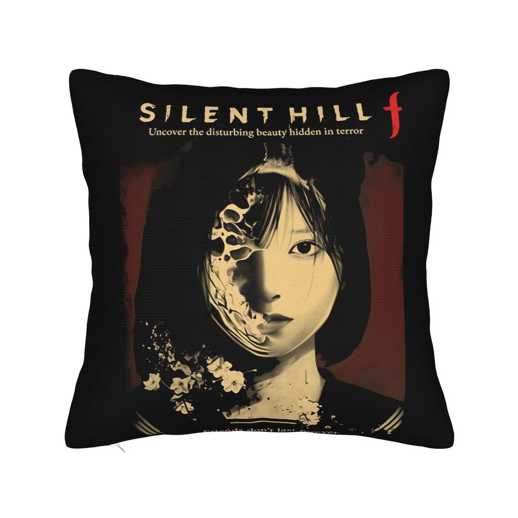 Lakeside Amusement Park Varsity Square Pillow Case Decorative Pillow Silent Hill Robbie the Rabbit Customized Cushion Covers