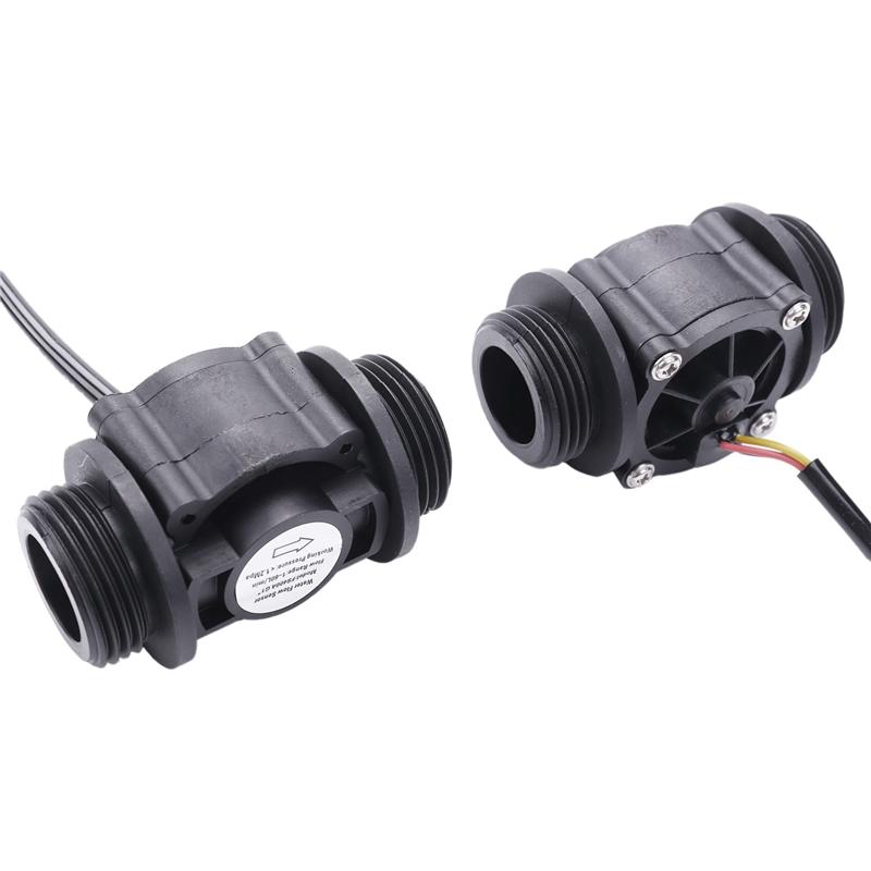 A96I-8PCS Water Flow Sensor Fuel Flow Meter Water Meter Sensor Flowmeter Water Sensor FS400A G1 DN25 1-60L/Min