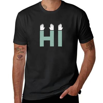 Hi TShirt Heavyweights Custom T Shirt Oversized Graphic Tee Mens T Shirts