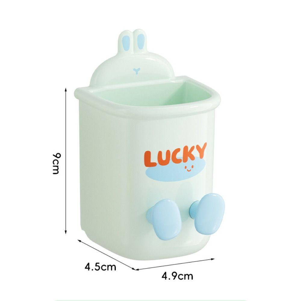 Wall Mounted Toothpaste Storage Rack Cartoon Electric Toothbrush Stand Rack  Bathroom Organizer