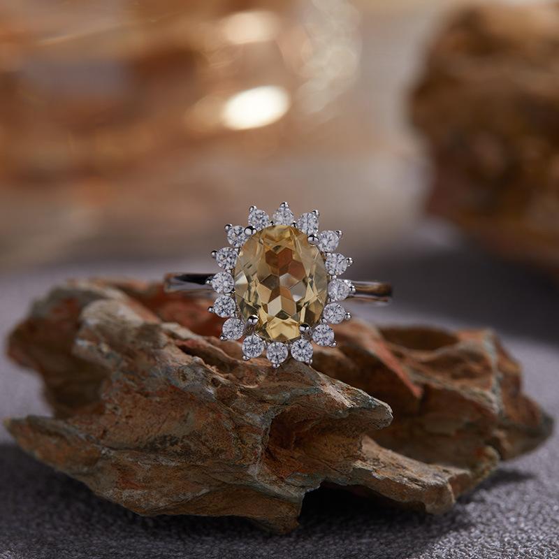 Princess Diana Premium S925 Sterling Silver 18K Gold Natural Treasure Necklace Pigeon Egg Pendant Clavicle Chain Does Not Fade