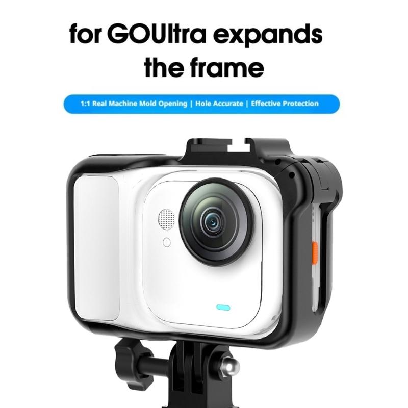 Shockproof Camera Utility Frame Precised Fit Quick Installation Adventure Essential Accessory for 360 GO Ultra
